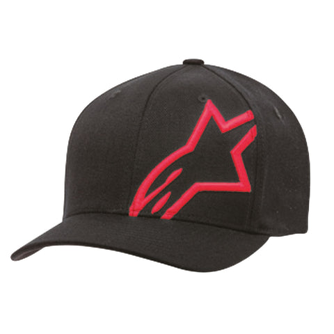 Alpinestars Corp Shift 2 Flexfit Hat Black & Red 1032810081030M