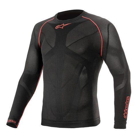 Alpinestars Ride Tech V2 Top Long Sleeve Summer Black Red 475252113