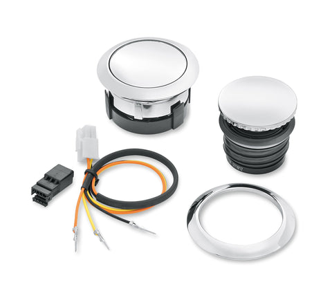 Harley-Davidson 62823-08D Flush-Mount Fuel Cap and Gauge Kit