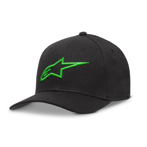 Alpinestars Ageless Curve Hat Black Green 1017810101060L