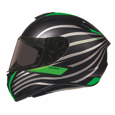 MT Targo Doppler Matt Black & Green MT Helmets M1117453023