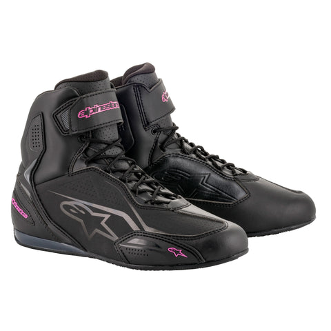 Alpinestars Stella Faster-3 Shoes Black & Fuchsia 25104191039