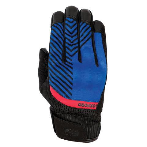 Oxford GM210102  Byron Glove Blue & Red