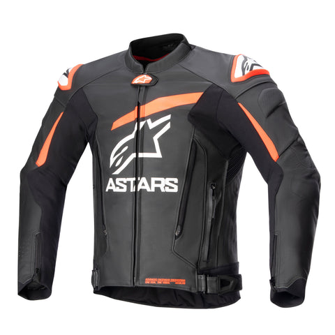 Alpinestars Gp Plus V4 Leather Jkt Blk/Red/Fluo/White 31005241321