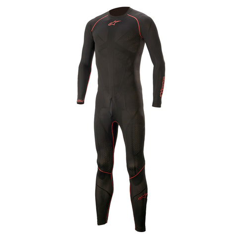 Alpinestars Ride Tech Lite 1Pc Undersuit Black Red 475242013