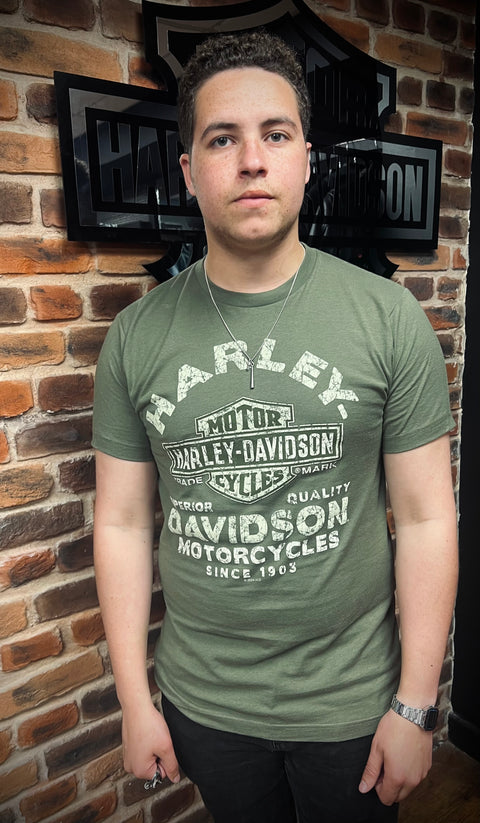 Genuine Leeds Harley-Davidson® Dealer T-shirt 'Raging' 40291587