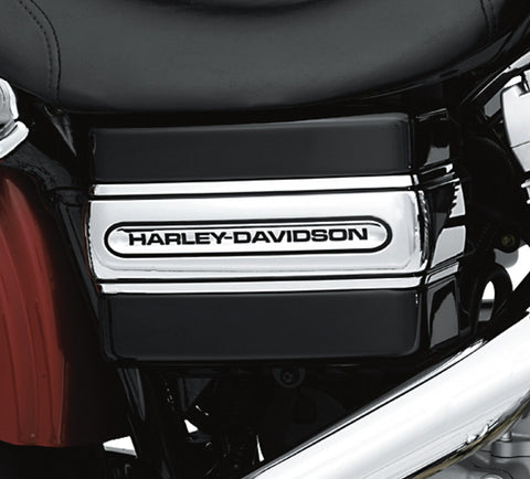 Harley Davidson 66443-06 Script Battery Cover Band EDGING, BATTERY COVER, H-D