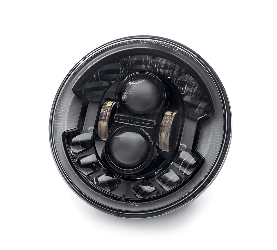 Harley Davidson 67700427A 7 in. Daymaker Adaptive LED Headlamp KIT,HDLT,7 INCH,BANKING,BLACK