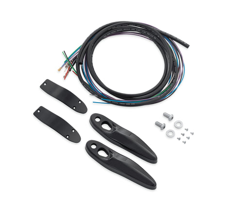 Harley-Davidson 67800830A Rear Turn Signal/License Plate Relocation Kit Black