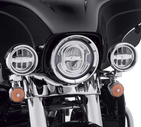 Harley Davidson 68000252 4 in. Daymaker Signature Reflector LED Auxiliary Lamps - Chrome KIT,LTG,4 IN,LED,AUX,LAMP,CHRM