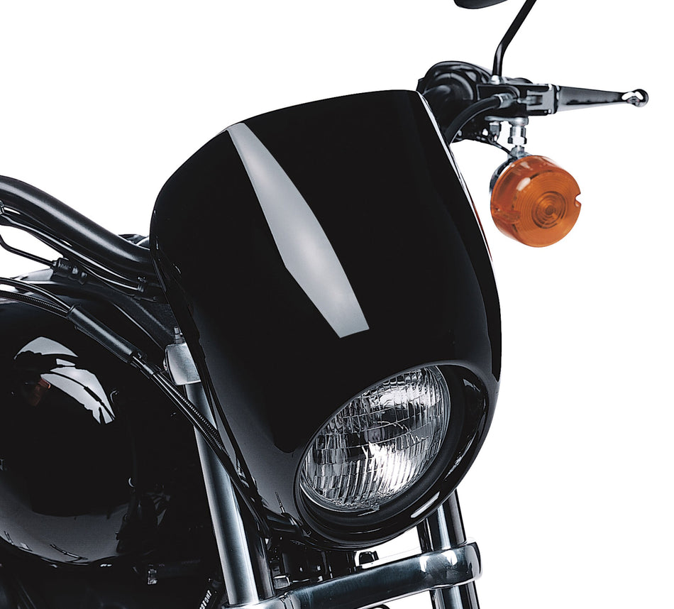 Harley Davidson 68129-98DH Color-Matched Headlamp Visor HEADLAMP VISOR, VIVID BLACK