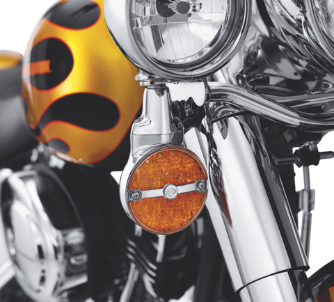 Harley Davidson 68411-10 Bar & Shield Front LED Turn Signals LED TURN SIGNAL, FRONT, AMBER