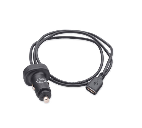 Harley Davidson 69201148 36 in. Extended USB Charging Adaptor POWER HARNESS 12V-USB 36 IN