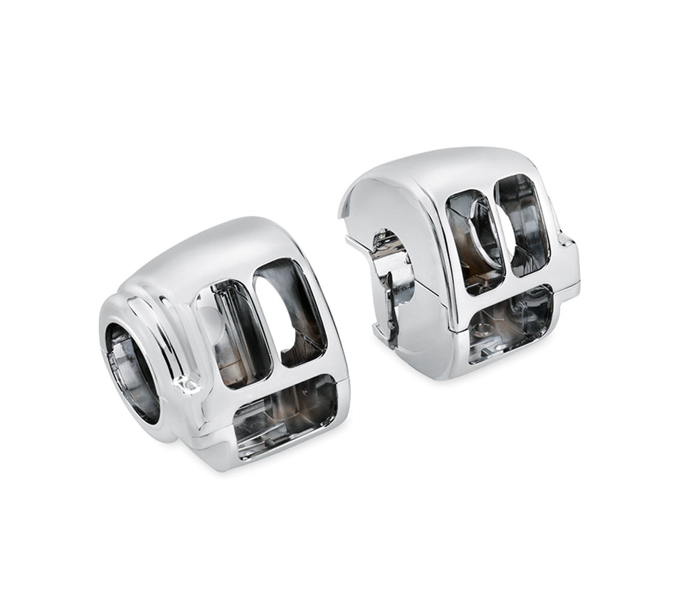 Harley Davidson 70222-96B Chrome Switch Housing Kit KIT-SWITCH HSG,CHRM/SPORT