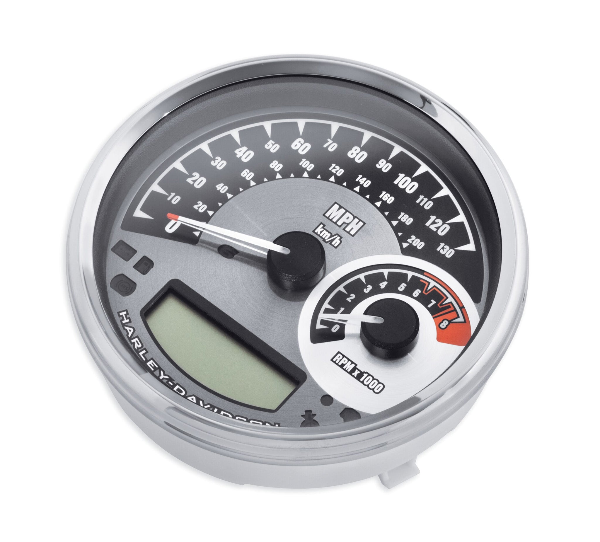 Harley Davidson 70900072A SPEEDOMETER DUAL, MPH/KPH, W/ 69200176