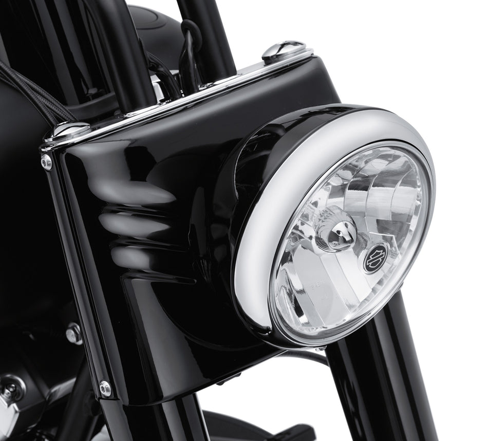 Harley Davidson 73294-10 Black Domestic Headlamp Shell SHELL ASY,7IN,1/2-BALL,RH/HDLA