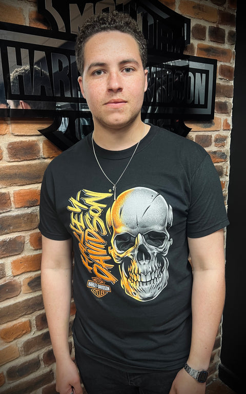 Genuine Leeds Harley-Davidson® Dealer T-shirt 'Grit Skull' 40291588