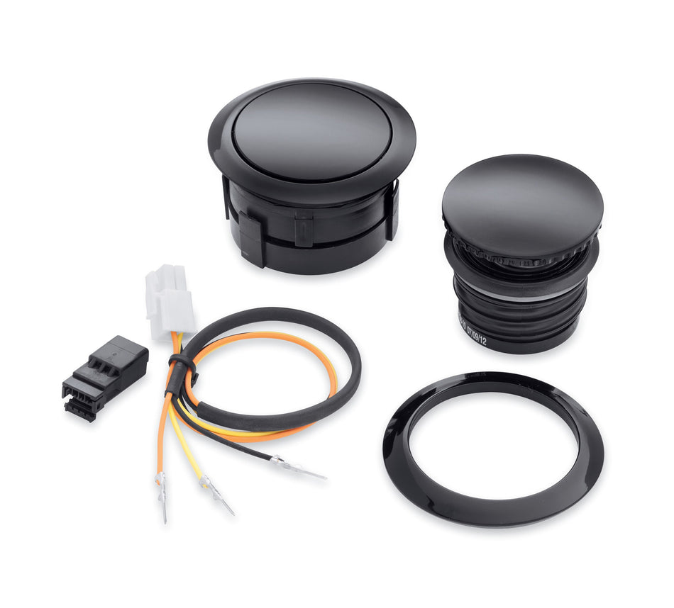 Harley-Davidson 75327-09D Flush-Mount Fuel Cap and Gauge Kit