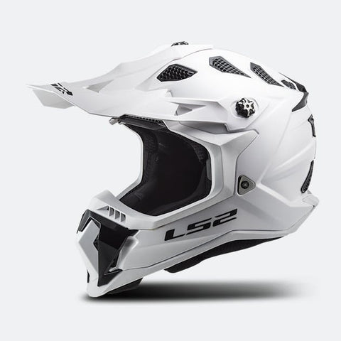 LS2 MX700 Subverter Single Mono, Gloss White, Large -  LS22230UK