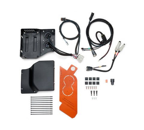 Harley Davidson 76001302 Rockford Fosgate Secondary Amplifier Installation Kit,INFOT,AMPLIFIER,RH S-BAG,SECONDARY