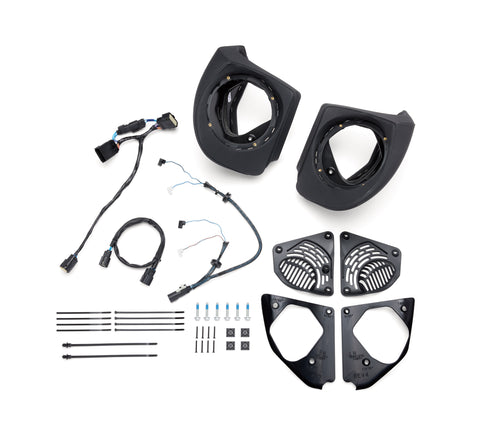 Harley-Davidson Audio powered by Rockford Fosgate - Tour-Pak Luggage Speaker Installation Kit