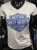 Genuine Leeds Harley-Davidson® Dealer T-shirt 'B&S ON GREY' 40291573