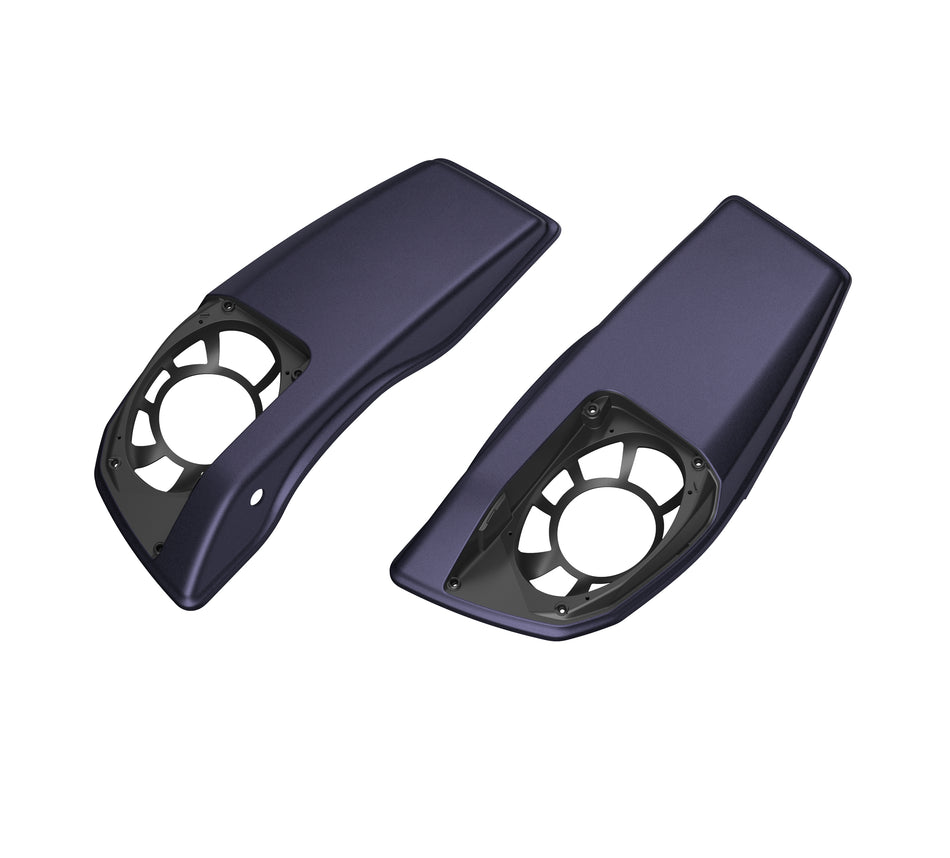 Harley-Davidson 90202793FAC Color Matched Saddlebag Speaker Lids - Purple Abyss Denim