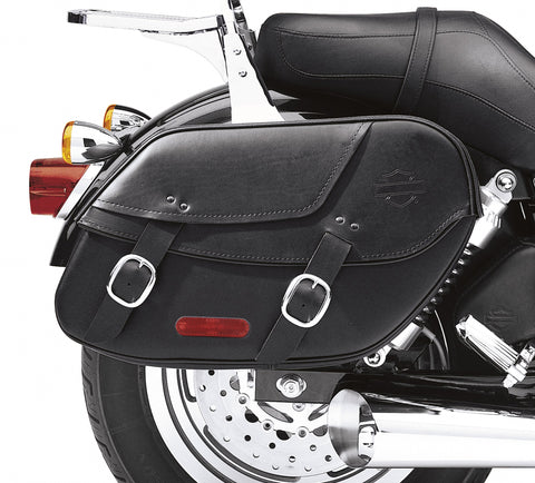 Harley Davidson Bar & Shield Leather Saddlebag