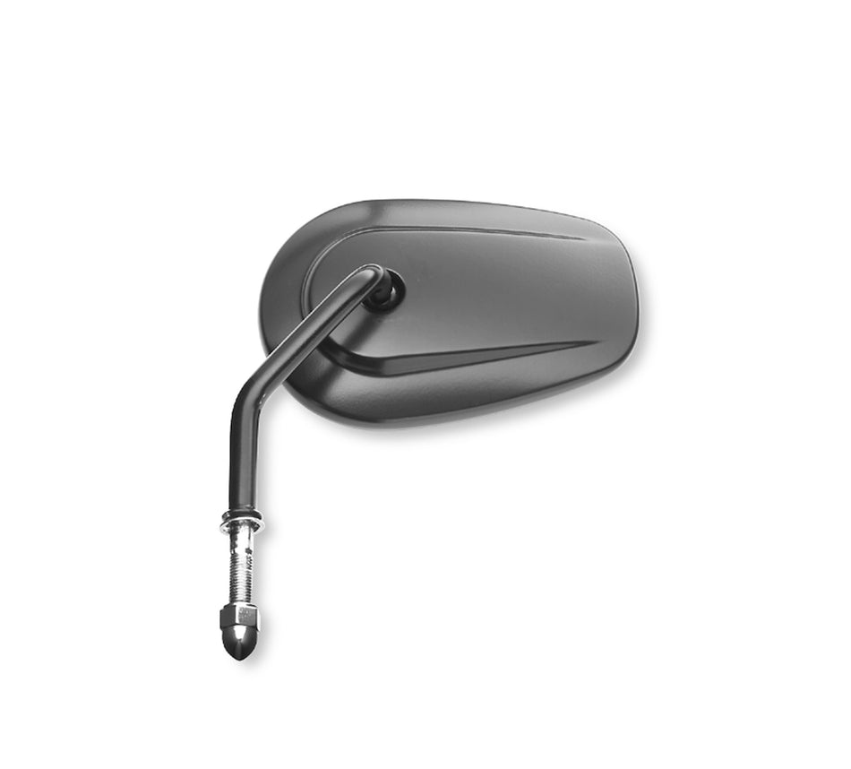 Harley Davidson 91983-03B Tapered Short Stem Mirror - Left Side MIRROR LEFT SHORT STEM BLACK