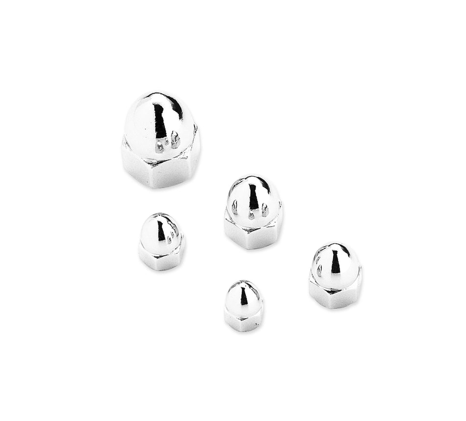 Harley Davidson 94118-93T Chrome Acorn Nut Kit KIT ACORN NUT 1/4-28