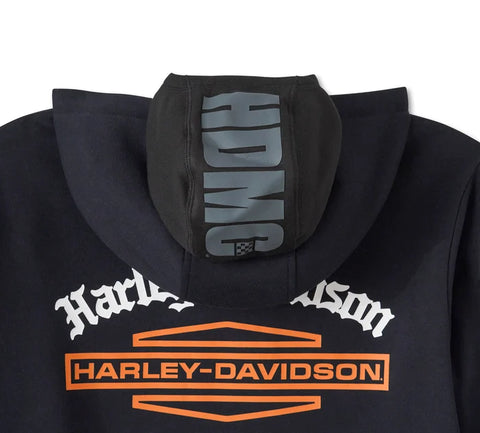 Genuine Harley-Davidson® Roaring Balaclava Hoodie - Harley Black   96004-25VM