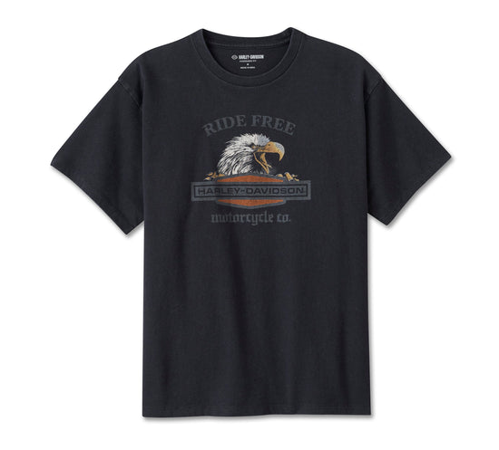 Genuine Harley-Davidson®  Women's Ride Free Eagle Oversized T-Shirt 96072-25VW