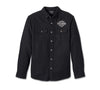 Genuine Harley-Davidson® Men's Shadow Shirt - Black Beauty 96220-24VM