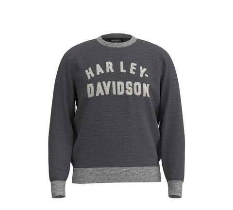 Genuine Harley-Davidson® Dark Grey Knit Sweater 96315-23VM