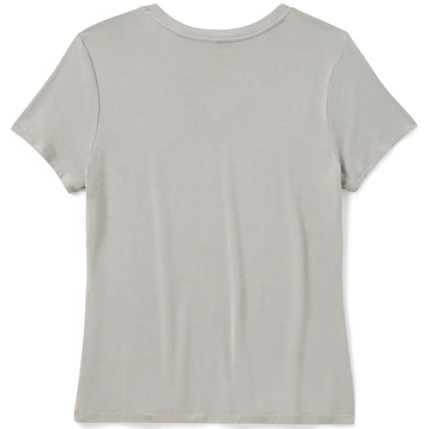 Harley-Davidson 96363-26VW Women's Bling Highway Rider Short Sleeve Shirt Ghost Grey