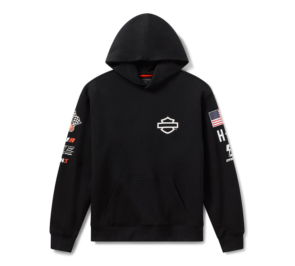 Harley-Davidson Factory Racing Fanwear Hoodie - Harley Black 96369-26VX