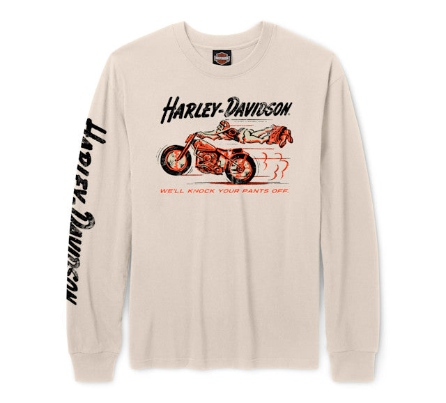 Harley-Davidson Men's H-D Knock Your Pants Off Long Sleeve Tee 96388-26VM
