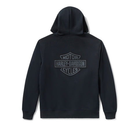Harley-Davidson Men's Plaid Lined Zip Hoodie - Harley Black 96783-25VM