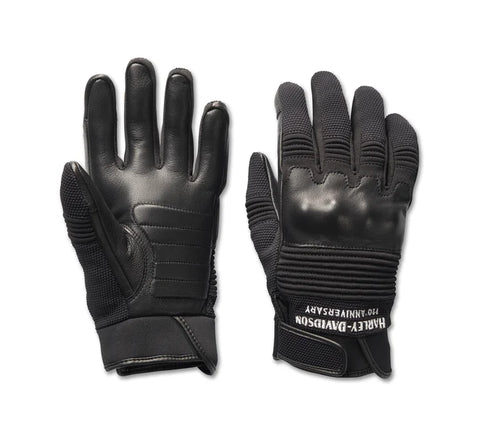 Genuine Harley-Davidson® Men's 120th Anniversary Revelry Leather Gloves 97173-23VM