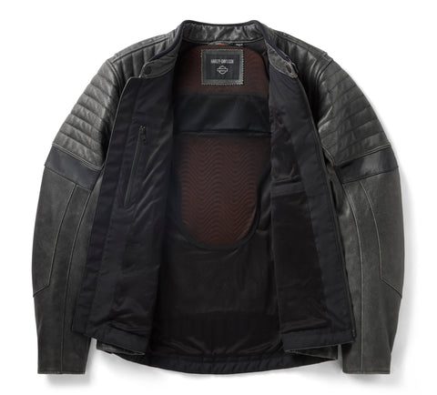 Genuine Harley-Davidson® Men's H-D Passing Link III Leather Jacket 98001-26VM