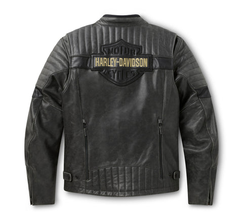 Genuine Harley-Davidson® Men's H-D Passing Link III Leather Jacket 98001-26VM