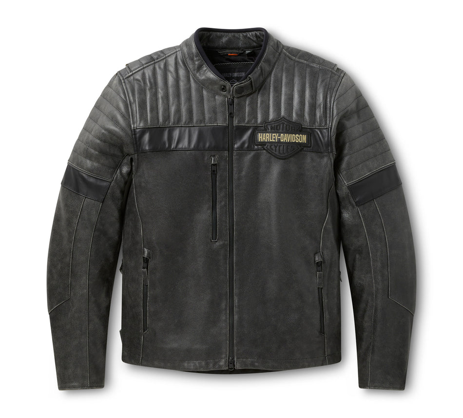 Genuine Harley-Davidson® Men's H-D Passing Link III Leather Jacket 98001-26VM