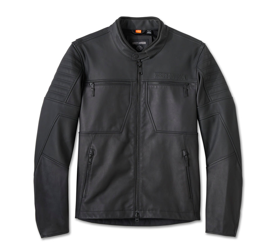 Genuine Harley-Davidson® Willie G Skull Graphic Leather Riding Jacket 98004-25VM