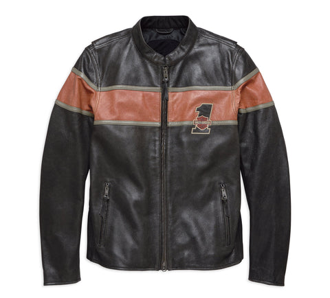 Genuine Harley-Davidson® Men's Victory Lane Leather Jacket 98027-18EM