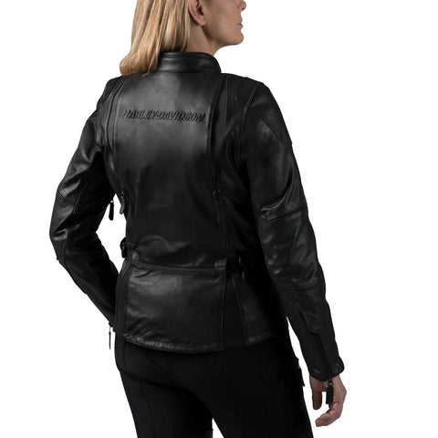 Genuine Harley-Davidson® Women's FXRG Triple Vent System Waterproof Leather Jacket -98039-19EW