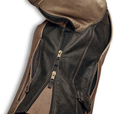 Genuine Harley-Davidson® Women's H-D Triple Vent System Gallun Leather Jacket 98066-19EW