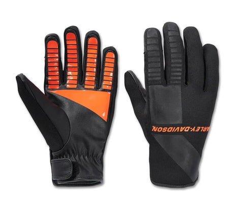 Genuine Harley-Davidson  Men's H-D Waterproof Dyna Knit Mixed Media Gloves 98195-24VM