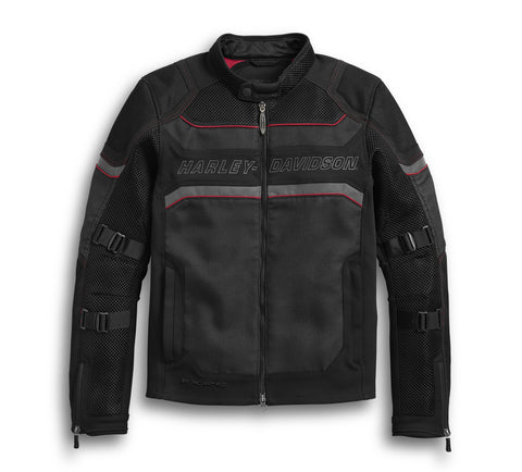 Harley-Davidson Men's FXRG Mesh Slim Fit Riding Jacket - 98389-19EM