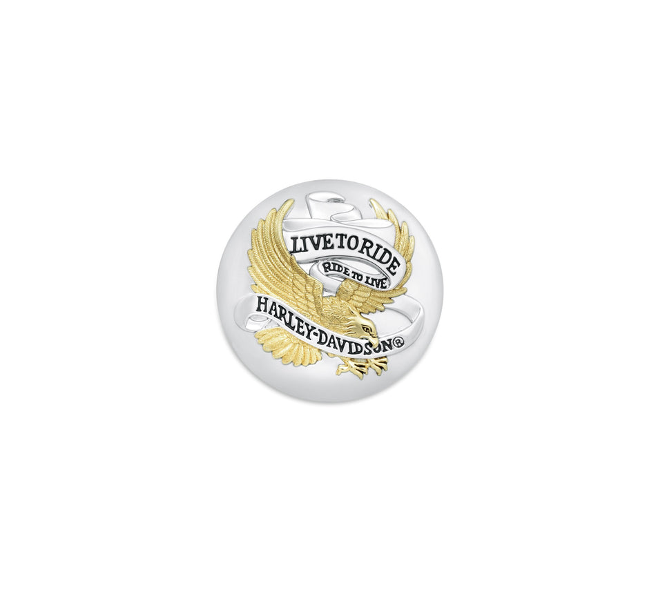 Harley-Davidson 99020-90T Live To Ride Fuel Cap Medallion