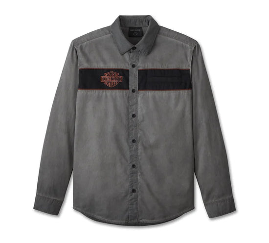 Genuine Harley-Davidson® Men's Iron Bond Long Sleeve Shirt 99177-24VM